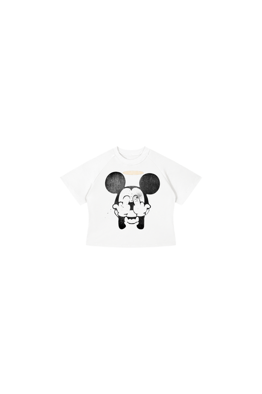 Asset's "F*ck Society" Wmns Cropped Shirt